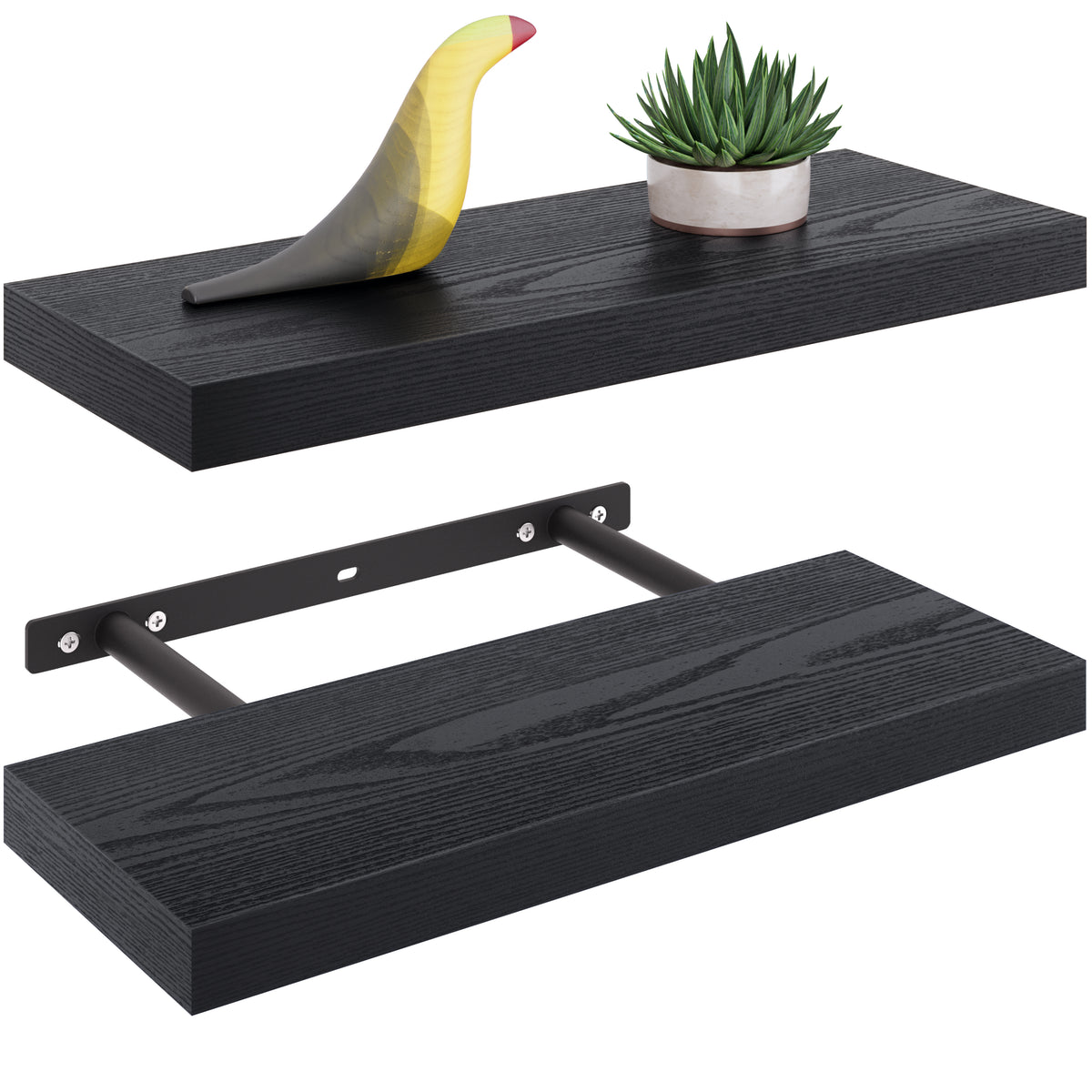 Sydney 15.7" Floating Shelf 6" Deep, Set of 2