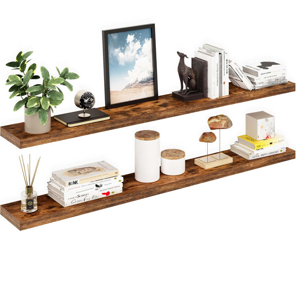 Miami 60" Floating Shelf 8" Deep, Set of 2