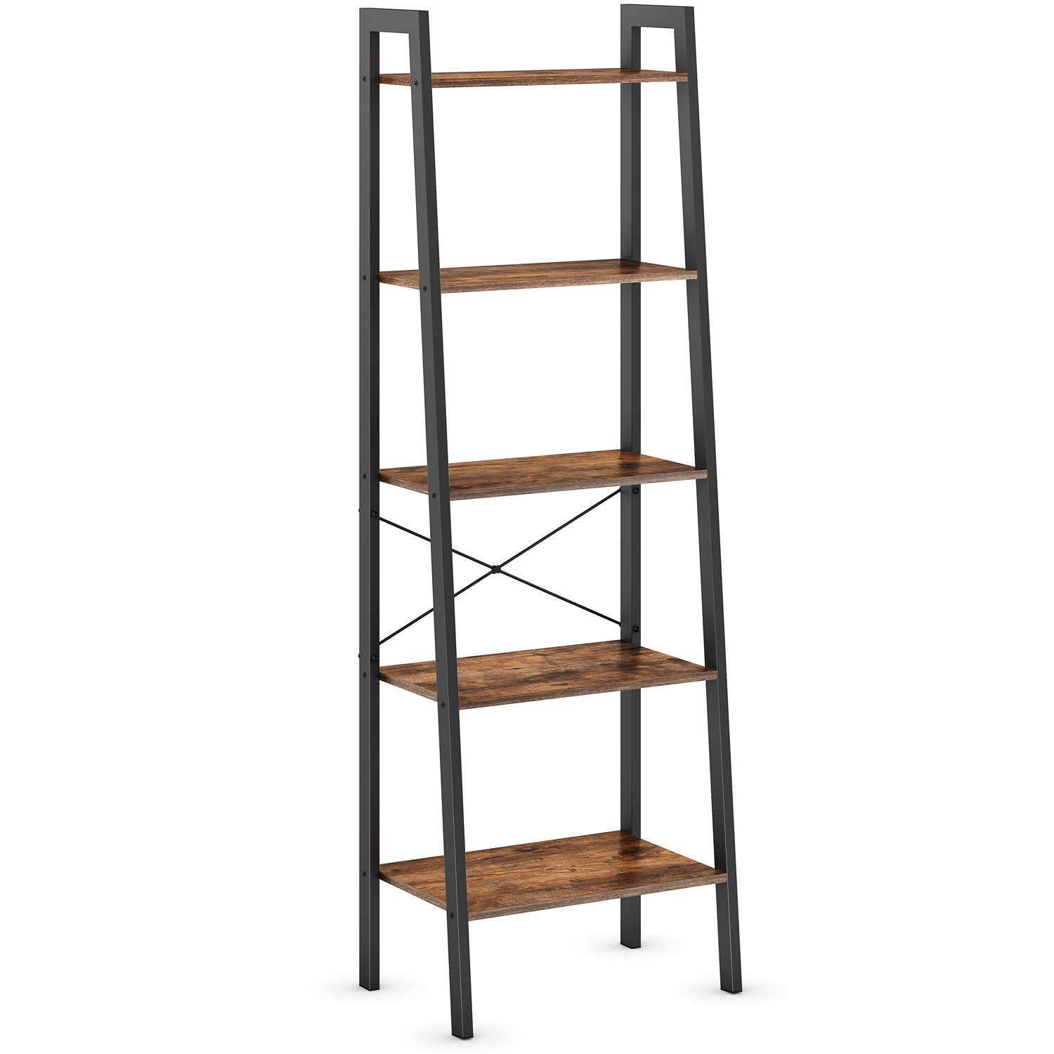 Hadfield - 5-Tier Ladder Bookshelf