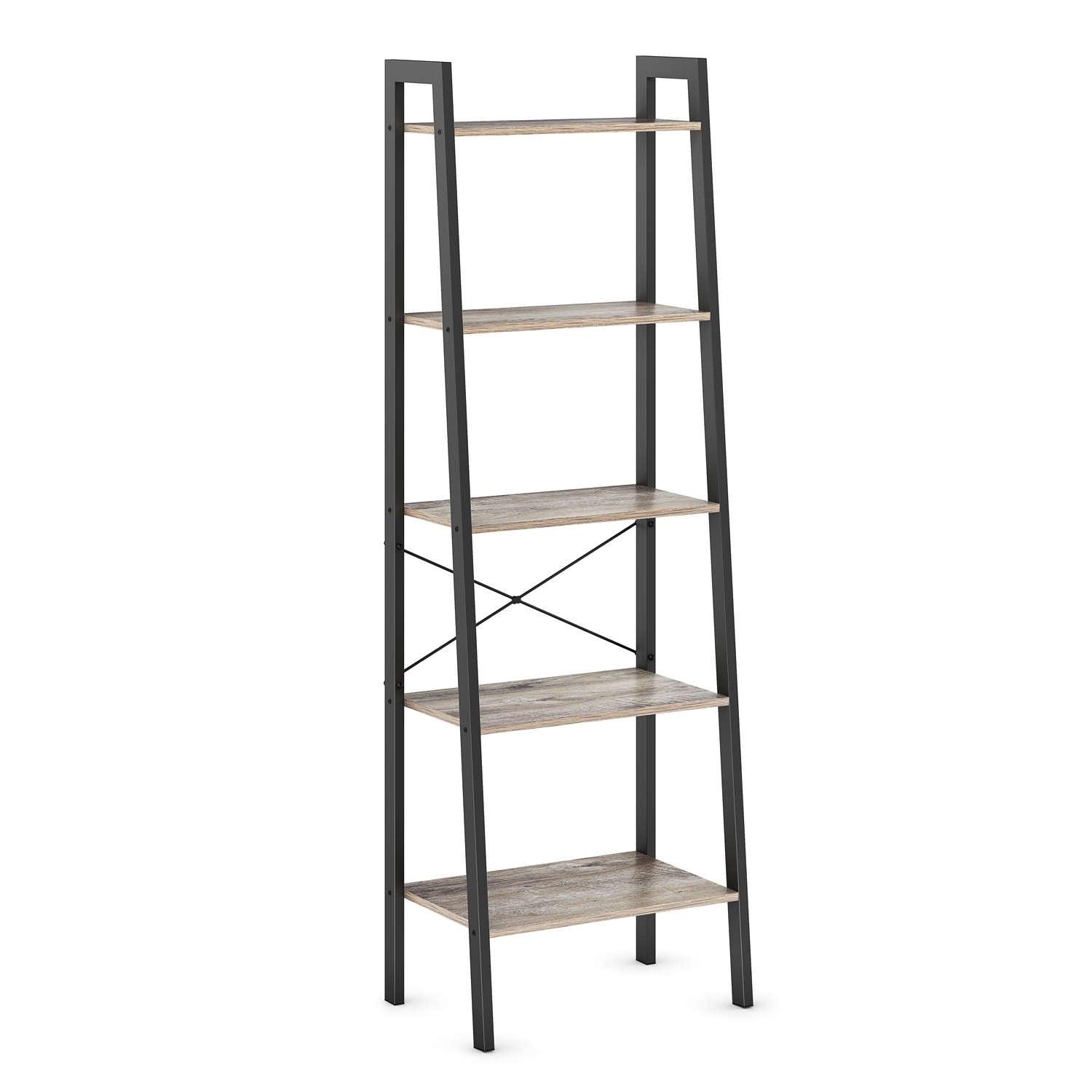 Hadfield - 5-Tier Ladder Bookshelf