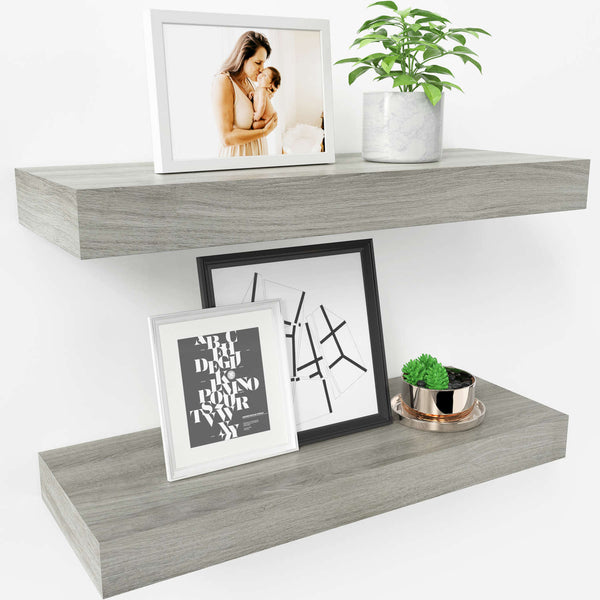 Sydney 16" Floating Shelf 6" Deep, Set of 2