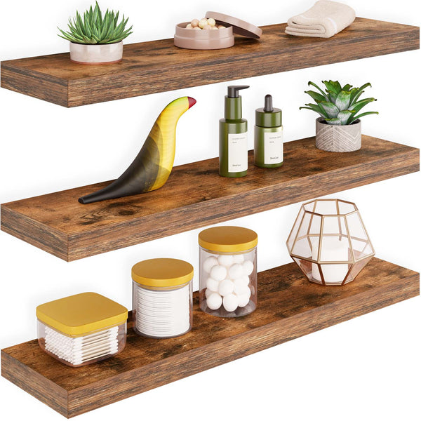 Sydney 24" Floating Shelf 6" Deep, Set of 3