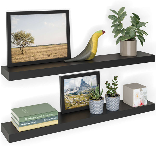 Sydney 36" Floating Shelf 6" Deep, Set of 2