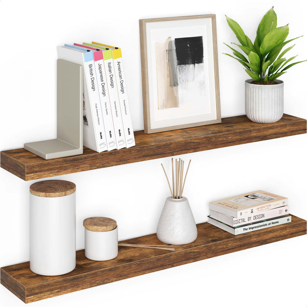 Sydney 36" Floating Shelf 6" Deep, Set of 2