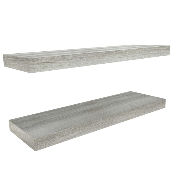 Miami 24" Floating Shelf 8" Deep, Set of 2