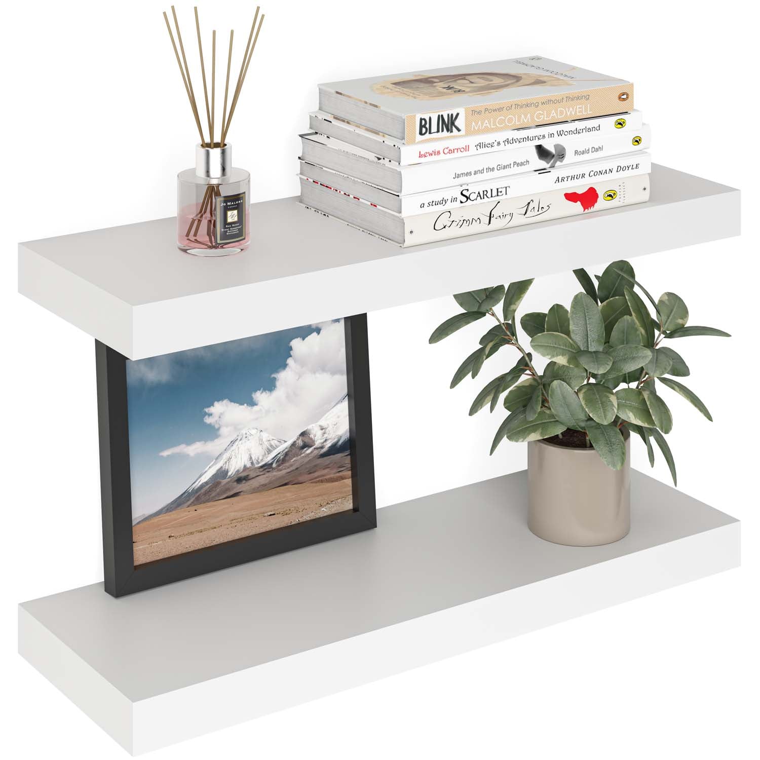 Miami 24" Floating Shelf 8" Deep, Set of 2