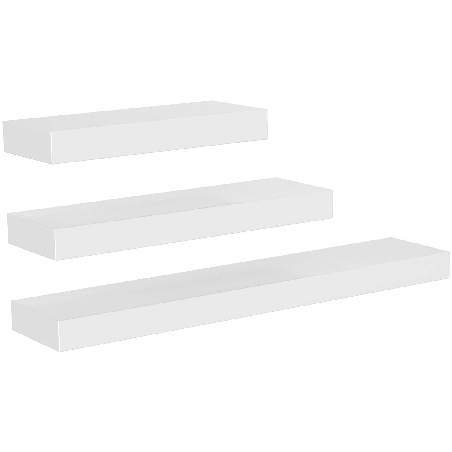 Chelsea Block Floating Wall Ledge, Set of 3