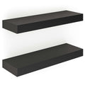 Chelsea 16" Block Floating Wall Ledge, Set of 2