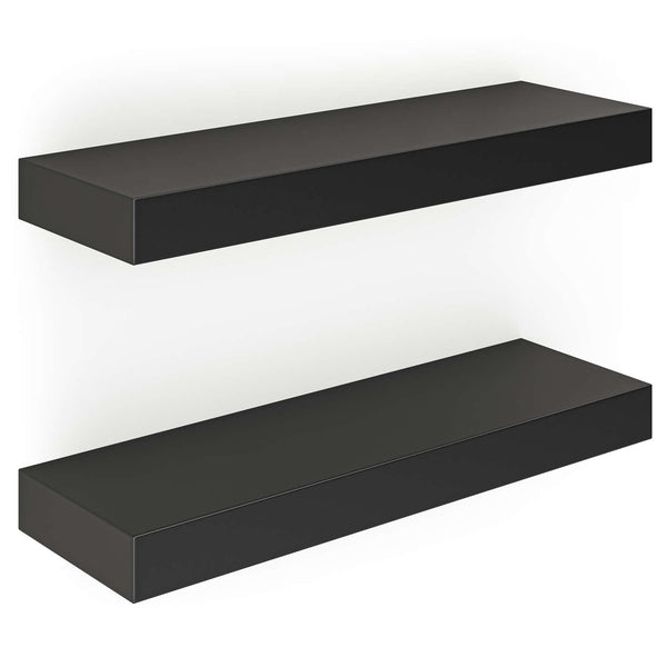 Chelsea 16" Block Floating Wall Ledge, Set of 2