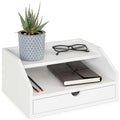 Mason 3 Tier Desk Organizer w/ Drawer